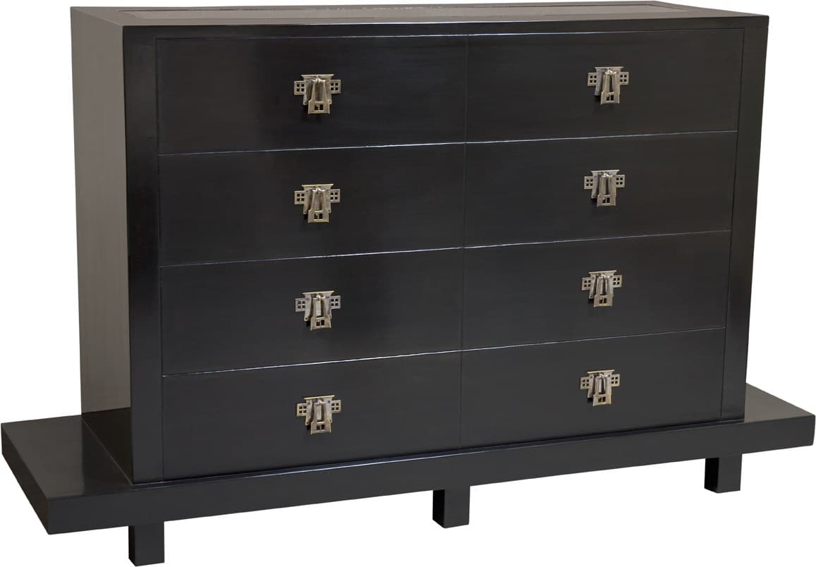 Alejo Chest with Pop Up TV Lift on a white background