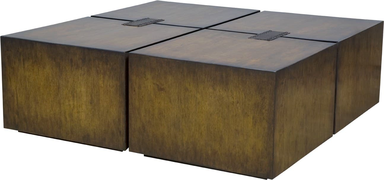 Alano Coffee Table: Two Joined Sections A on a white background