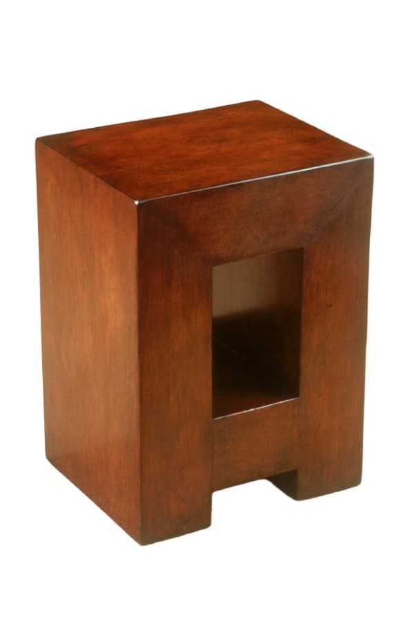 Abegail Side Table: Small on a white background